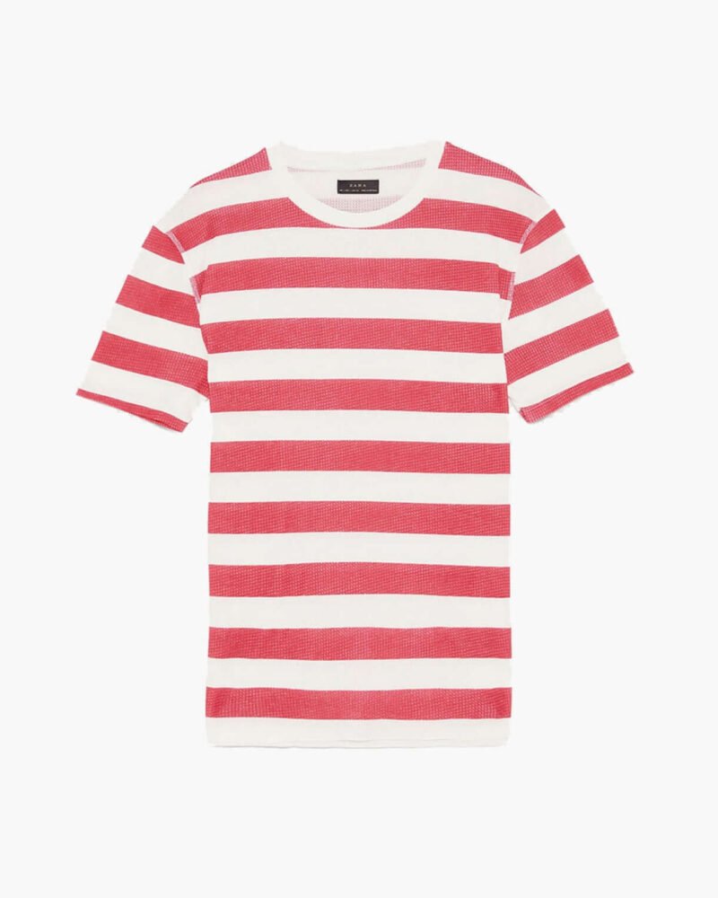 NEW / PRE-OWNED Balenciaga Black Wave Tee (SIZE S) PTP21”