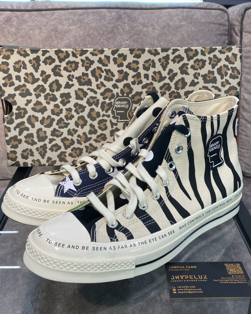 Converse X Brain Dead 70 Hi Leopard