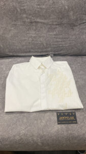 Fendi White FF Partial Logo Shirt