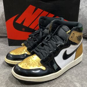 AJ1 Gold Toe