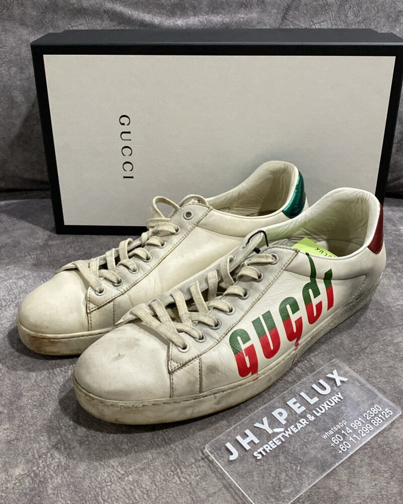Gucci Ace Blade Distressed