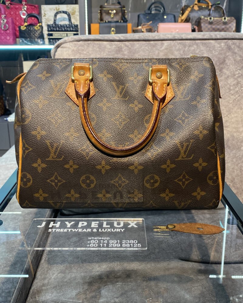 LV Bag Brown Speedy 25 Monogram