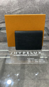 LV Card Case Epileather (Black) RFID