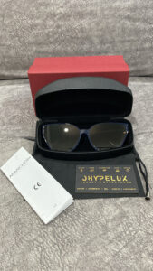Ferragamo Cat-Eye Acetate Sunglasses Navy