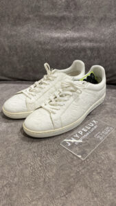 Lv Sneaker White Luxembourg Monogram Leather