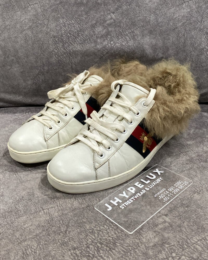 Gucci Ace Bee Fur