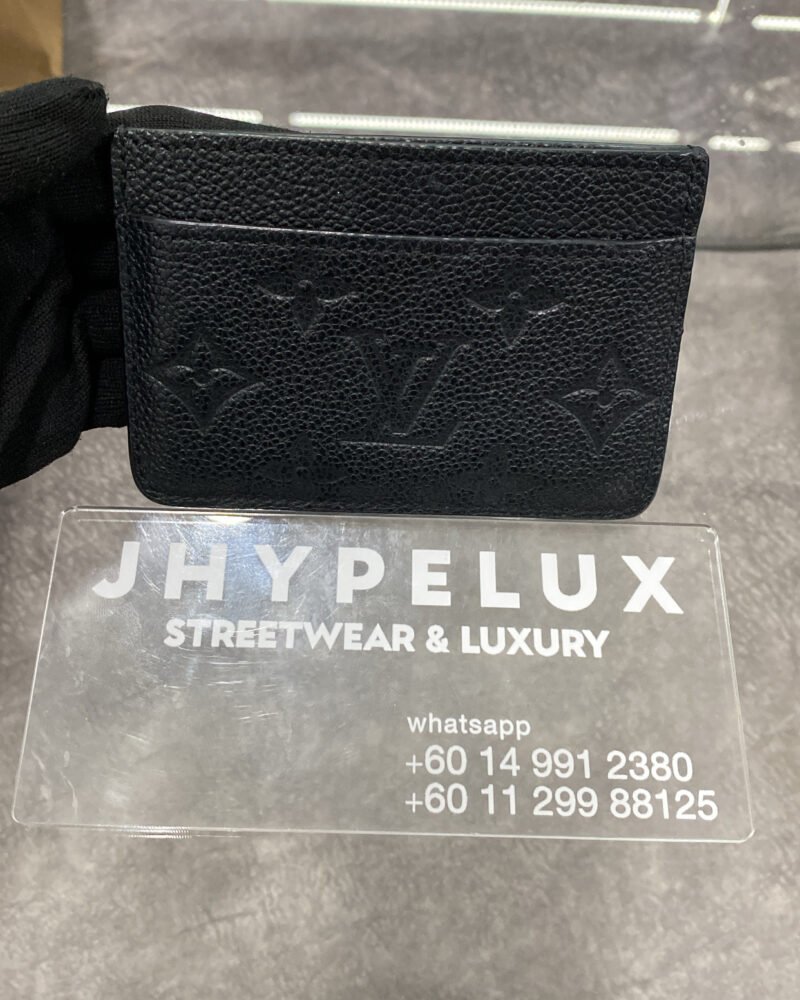 LV Cardholder Black LOUIS VUITTON SLG EMPREINTE M69171 CARD HOLDER (RFID NOT DETECTED)