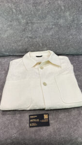 Fendi Blouson Beige Full Logo Jacket