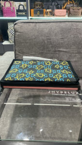 Gucci Ghost Clutch Blue Yellow