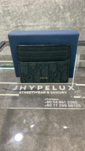 Dior Cardholder Oblique Black