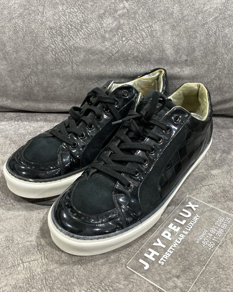 LV Sneaker Damier Patent Black