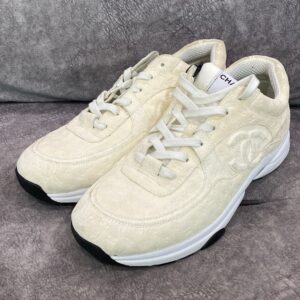 Chanel Runners CC Beige Suede