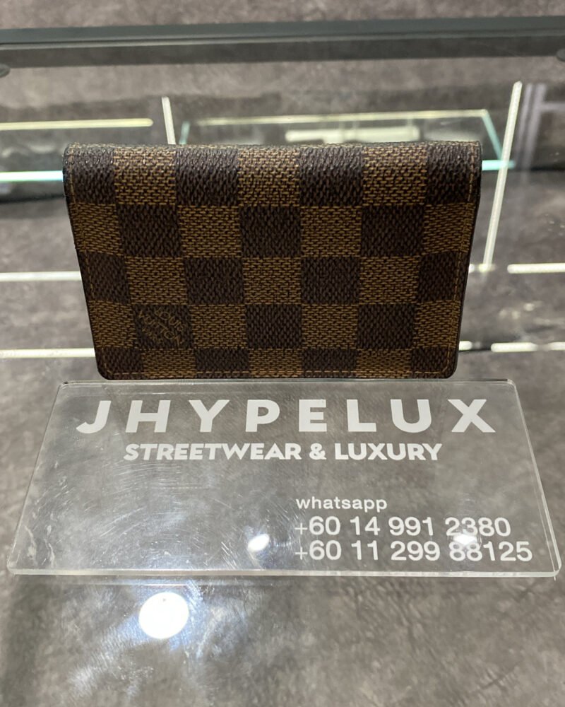 LV Pocket Organizer Brown Damier