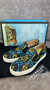 Gucci Ghost Slip On Blue/Yellow*VIP