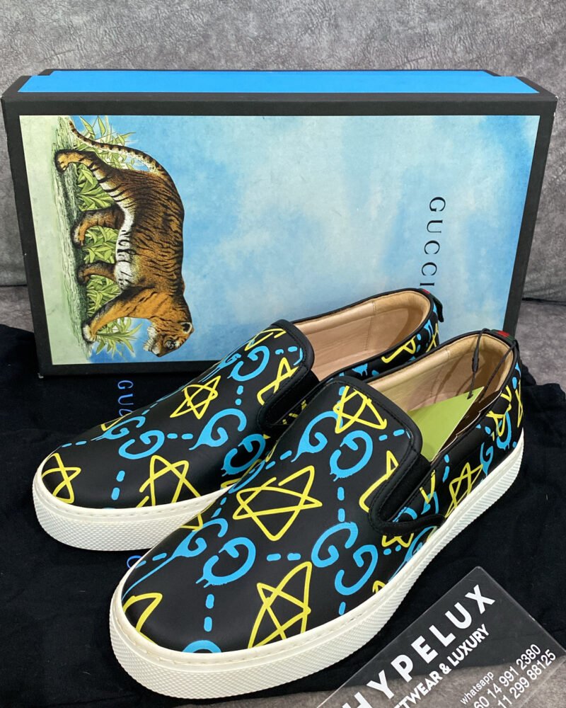 Gucci Ghost Slip On Blue/Yellow*VIP