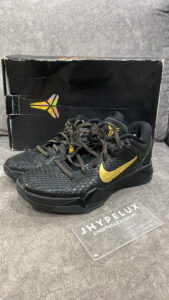 Kobe 7 Elite Black Gold Swoosh