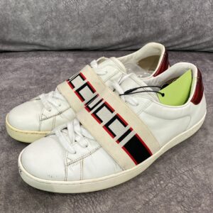 Gucci Ace Strap Word White