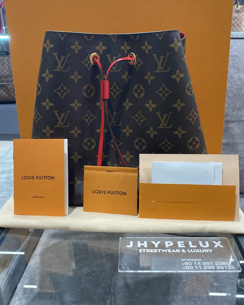 LV Bag Neo Noe MM (Red Interior)