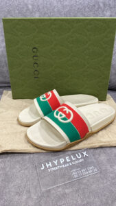 Gucci Slide White Pursuit Web