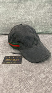Gucci Black Cap Monogram Full Logo
