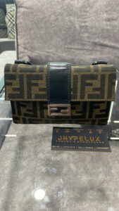Fendi Bag Brown Zucca Shoulder