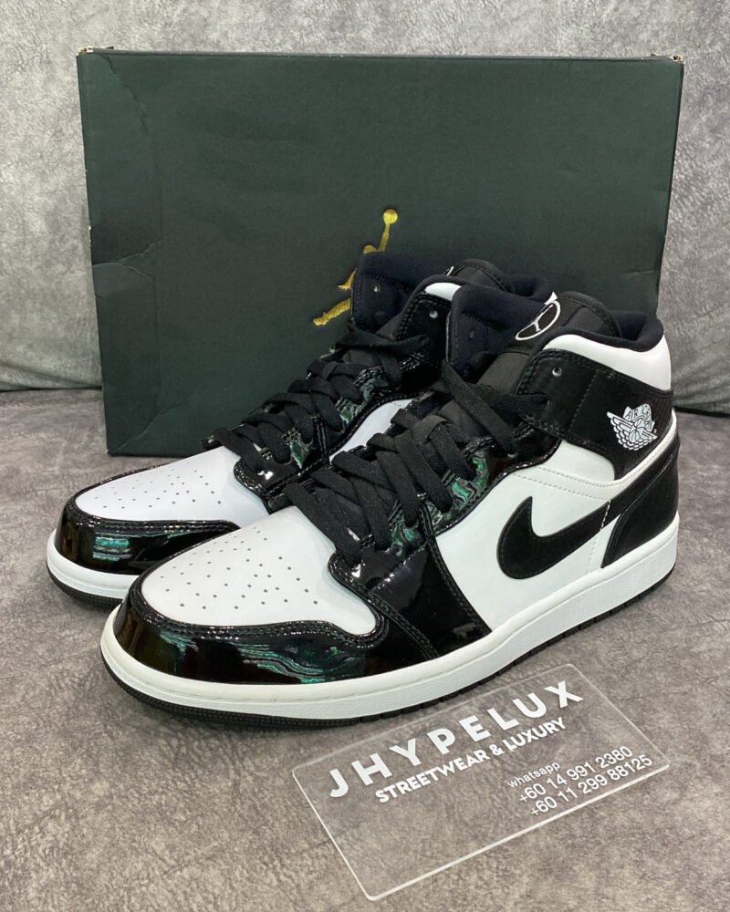 AJ1 Mid Carbon Black