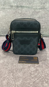 Gucci Black GG Small Crossbody Bag