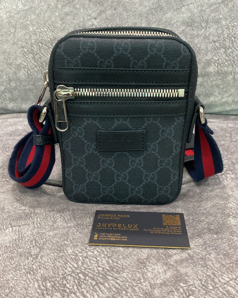 Gucci Black GG Small Crossbody Bag