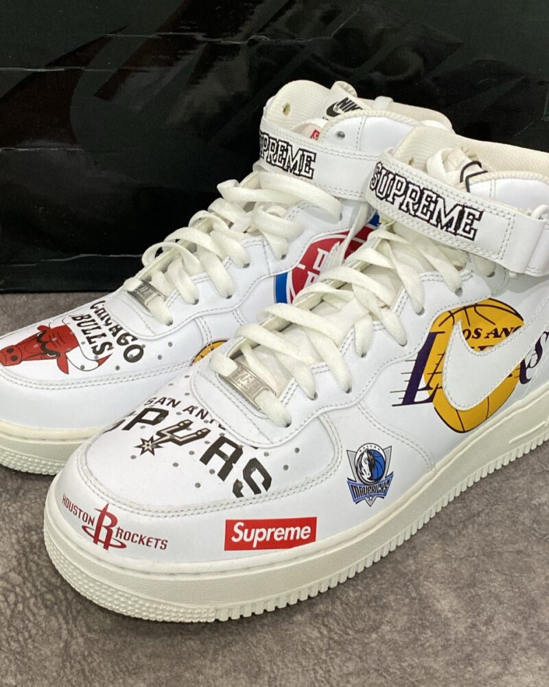 AF1 Supreme NBA White