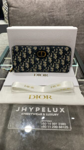 Dior Wallet Long Oblique Monogram Montaigne 30