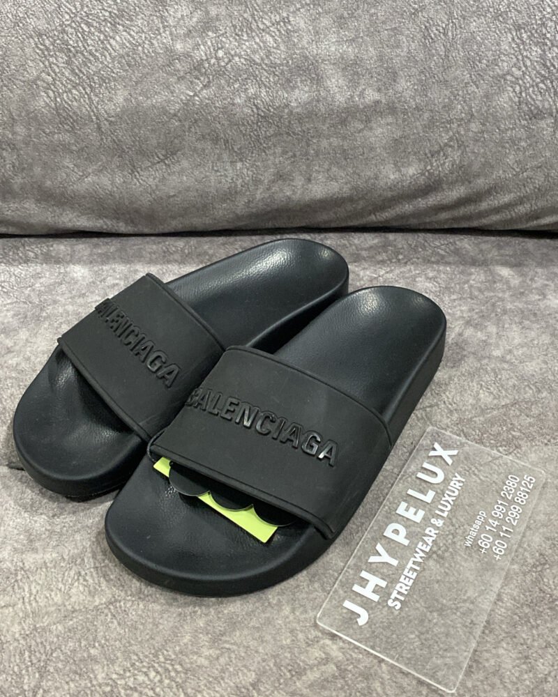 Balenciaga Slide Black Logo