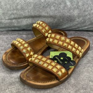 Louboutin CL Sandals Gold