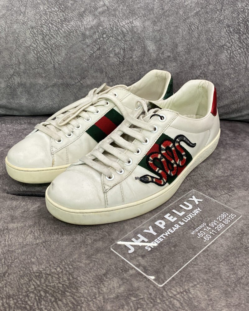 Gucci Ace Snake White
