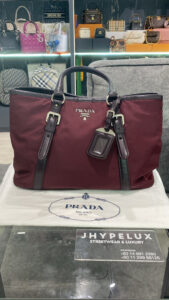Prada Bag Burgundy Tessuto Nylon