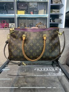LV Bag Pallas with Purple Interior