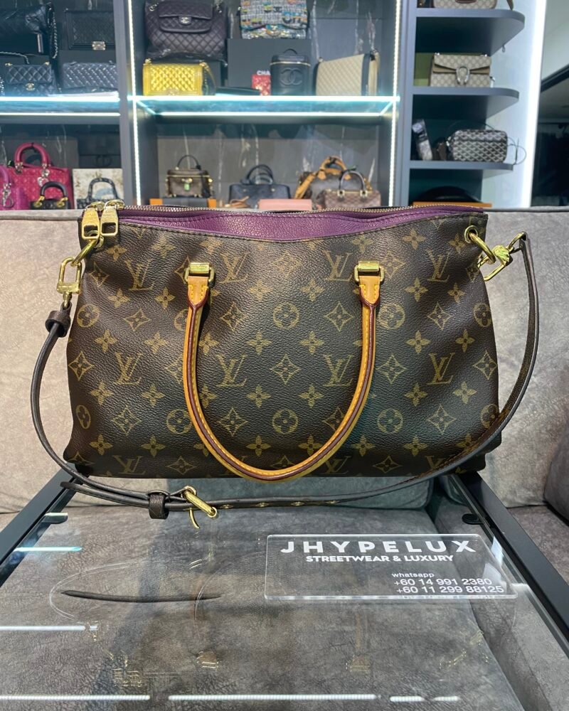 LV Bag Pallas with Purple Interior