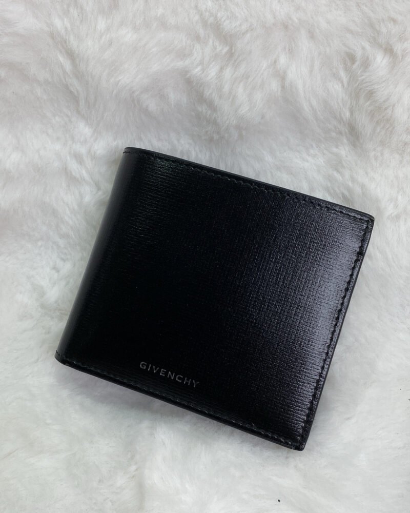 Givenchy Bifold Black Short Wallet with coin pouch
