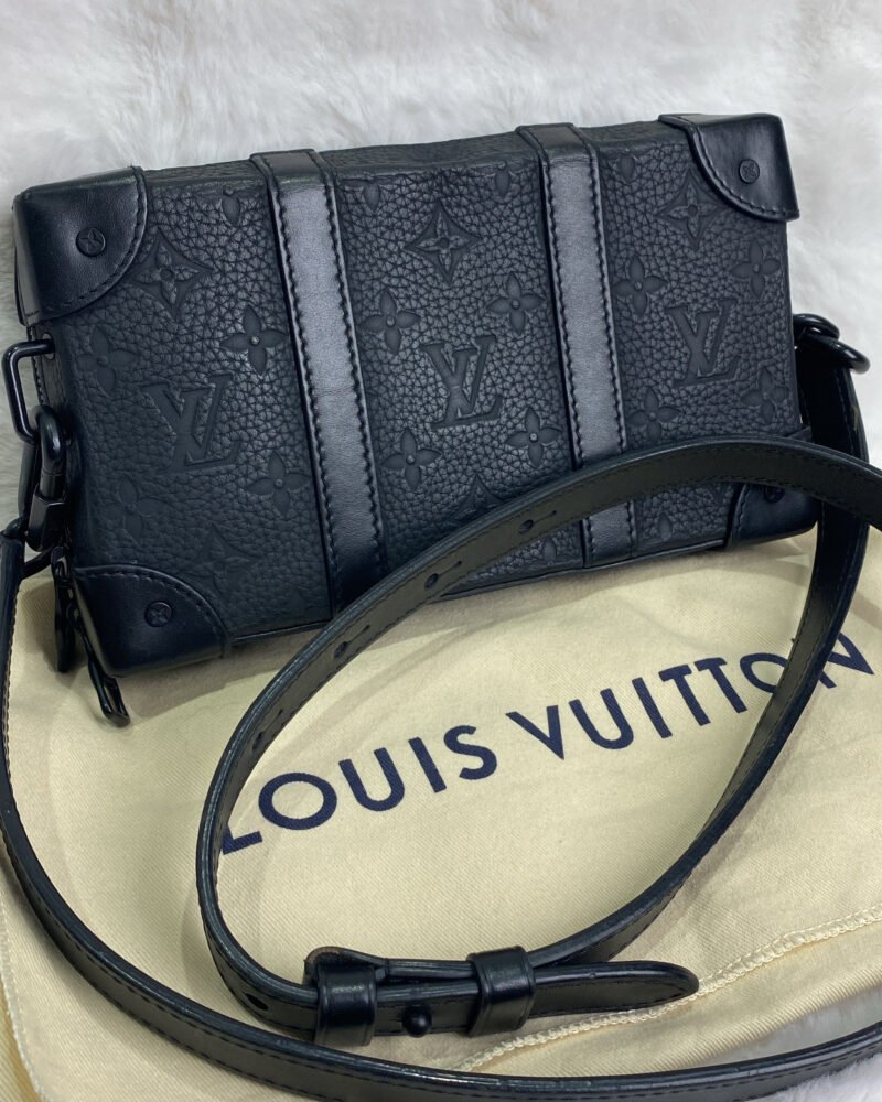 LV Soft Trunk Taurillon Leather in Black Empreinte Bag