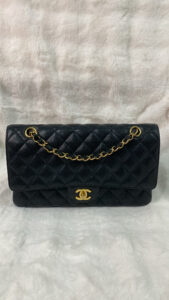 Chanel Classic Flap Medium GHW Caviar Bag