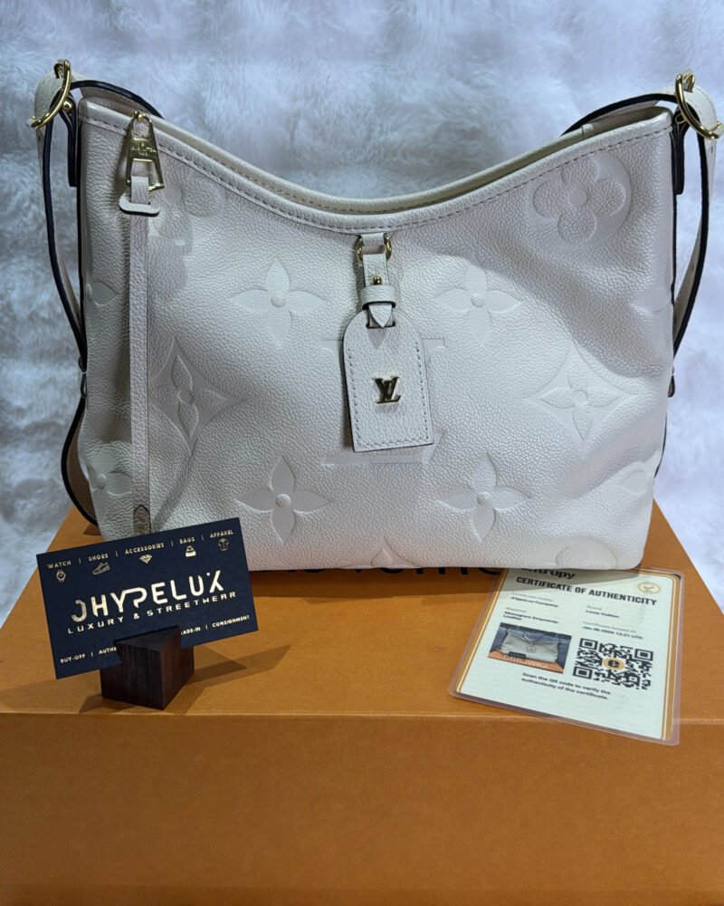 LV Carryall PM Empreinte White