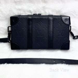 LV Soft Trunk Taurillon Leather in Black Empreinte Bag