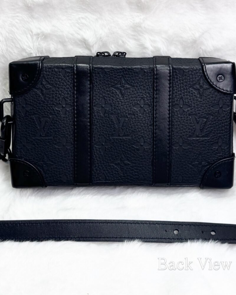 LV Soft Trunk Taurillon Leather in Black Empreinte Bag