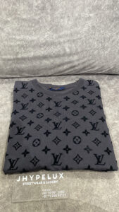 LV Tee Full Monogram Dark Grey