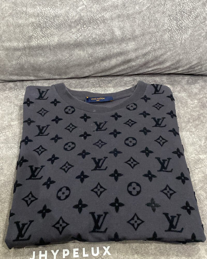 LV Tee Full Monogram Dark Grey