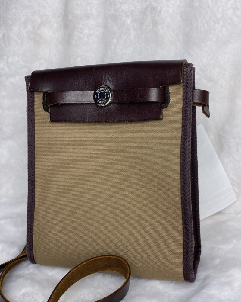 Hermes Herbag TPM Brown Bag (I Square)