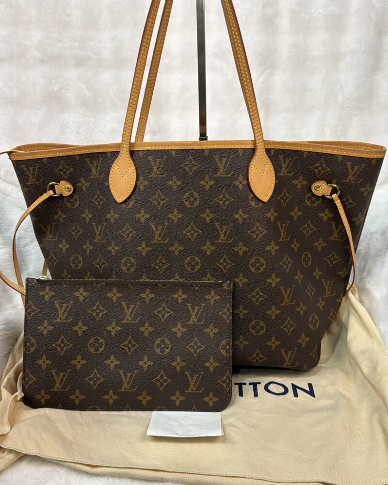 LV Neverfull MM Monogram canvas in brown Bag