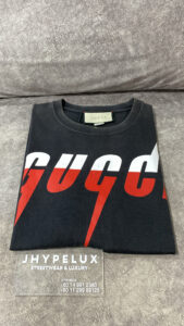Gucci Tee Black Blade Lightning