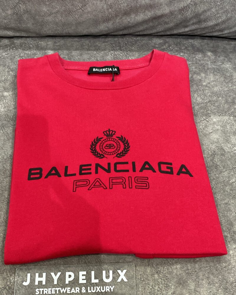 Balenciaga Tee Red Crown