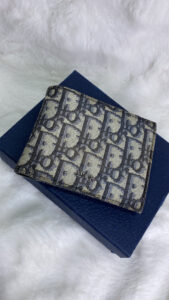 Dior Wallet Beige Oblique Monogram
