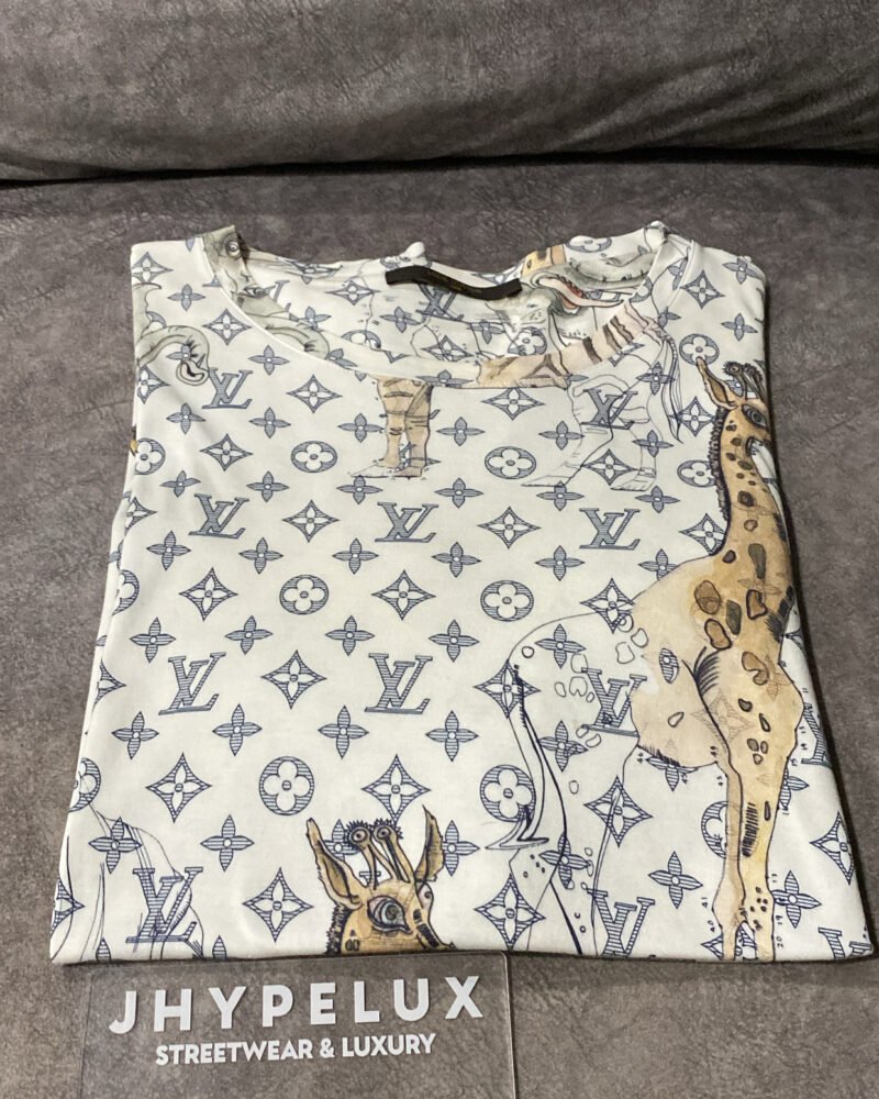 LV Tee White Monogram Chapman Brothers